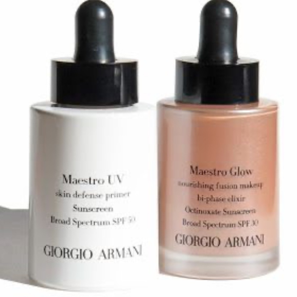 Giorgio Armani Beauty Maestro UV Skin Defense Primer and fluid sheer
